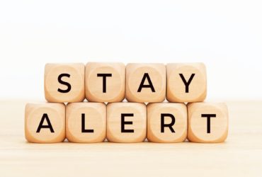 Stay alert concept